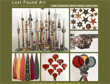 Tablet Screenshot of lostfoundart.com